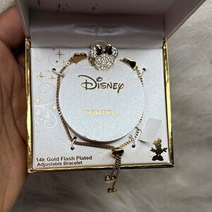 Disney Gold and Silver Bow Bracelet- MINNIE MOUSE